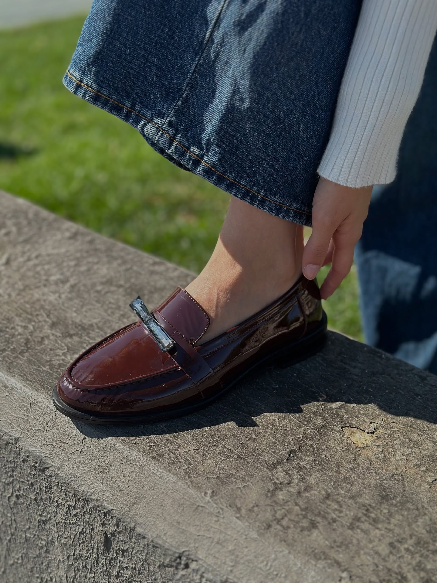 Fiyonk Detaylı Deri Loafer