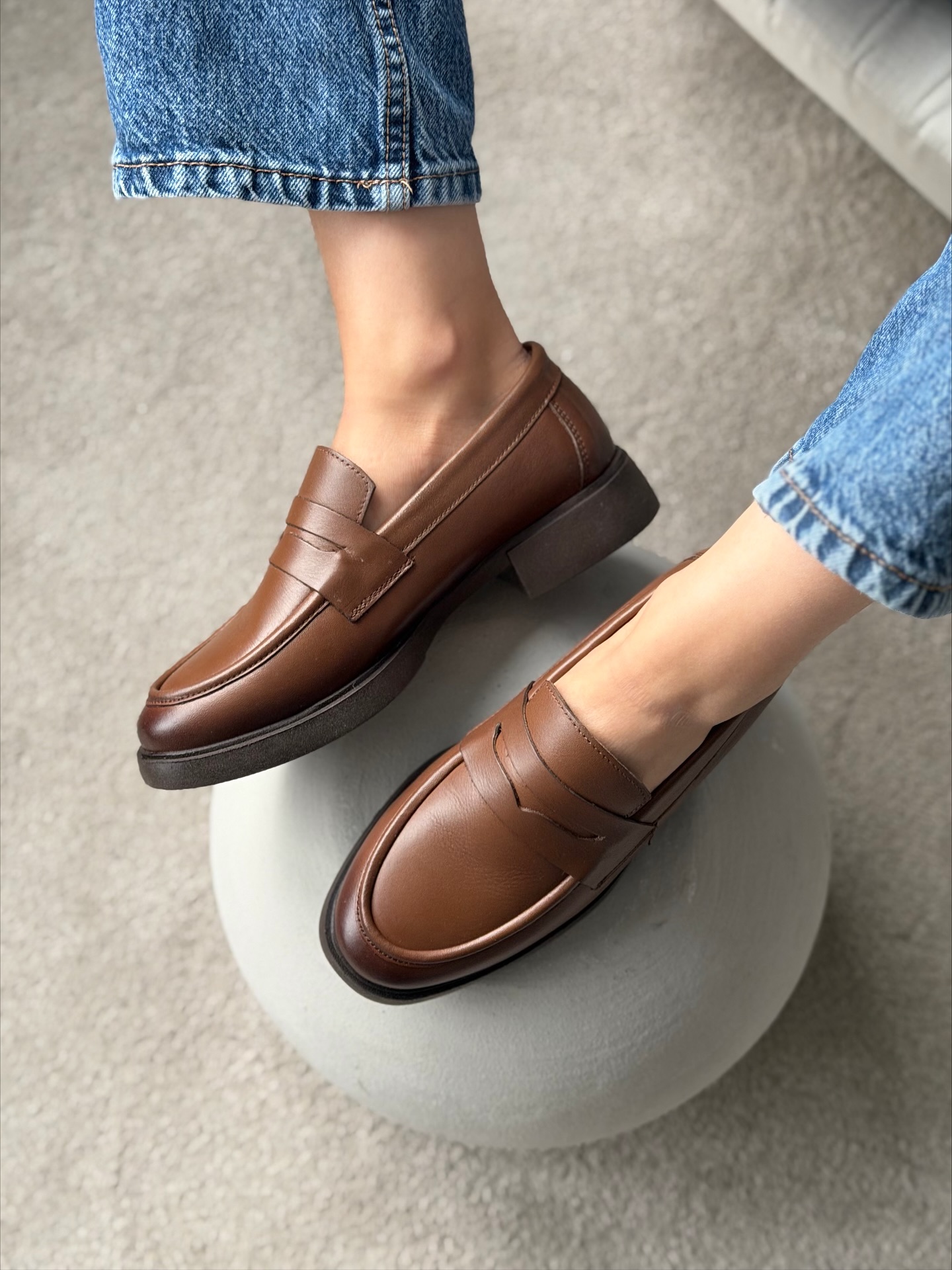 Deri Loafer Ayakkabı