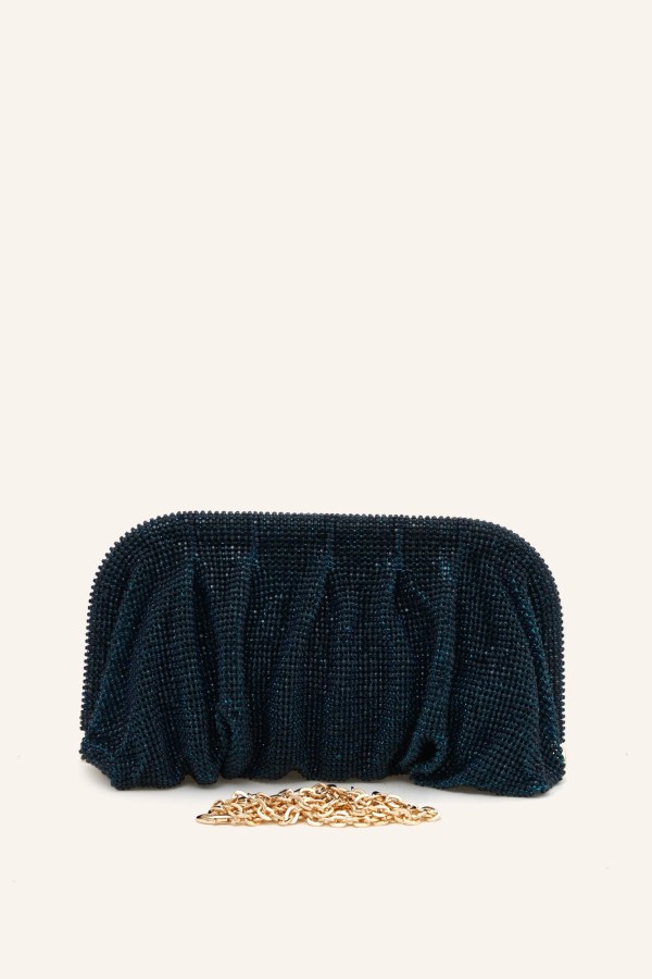 Lacivert Işıl Abiye Çanta 