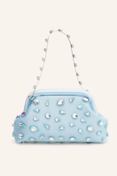 Bebe Mavi Loura Abiye Çanta 