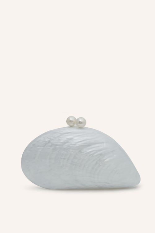 Gümüş Abiye Çanta 