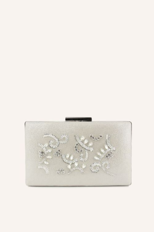 Bej PERİ KARE ABİYE ÇANTA