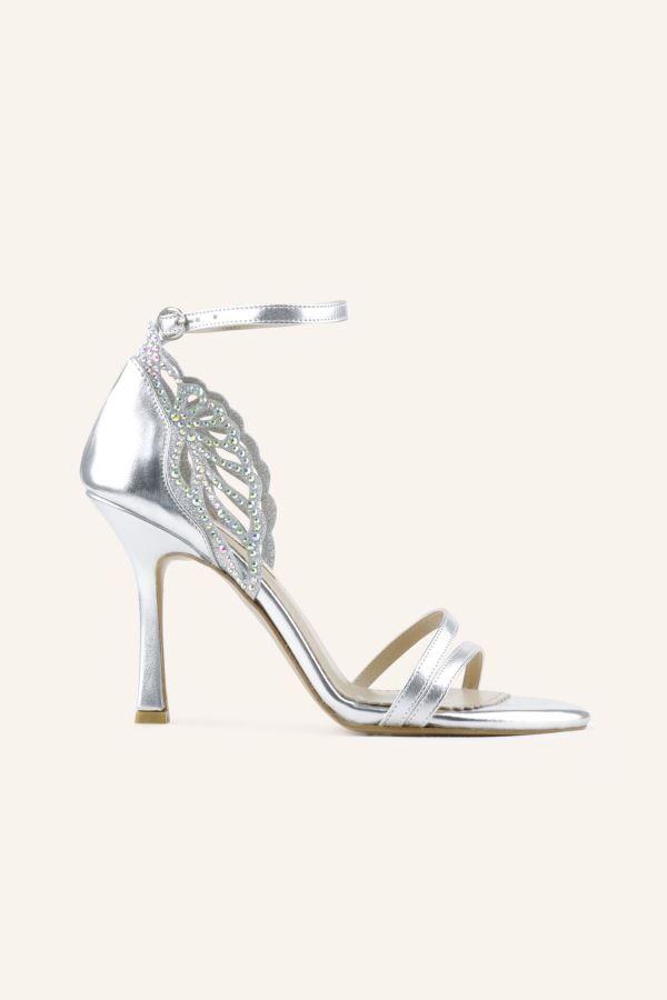 Lame Angelo Topuklu Sandalet