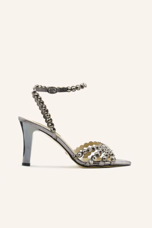 Antrasit Alise Topuklu Ayakkabı 