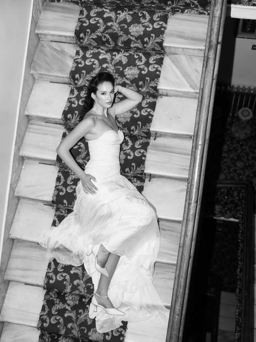 Sedef Saten Elisa Mini Topuklu Gelin Ayakkabısı 