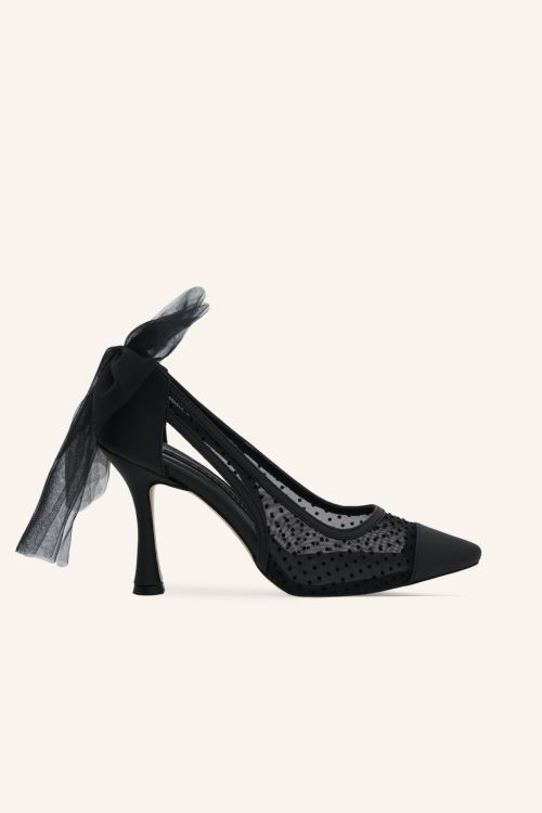 Siyah Love Topuklu Ayakkabı