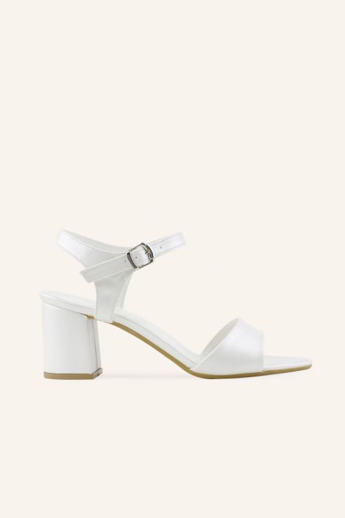 Ivy Tek Bant Topuklu Gelin Ayakkabısı