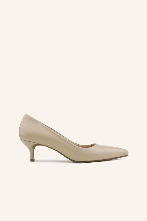 Nud Mini Topuklu Stiletto Ayakkabı