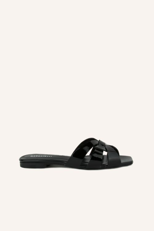 Siyah Rugan Deri Terlik