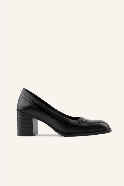 Deri Topuklu Ayakkabı