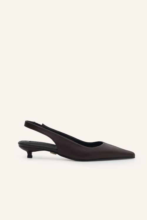 Kahve Glori  Topuklu Ayakkabı 